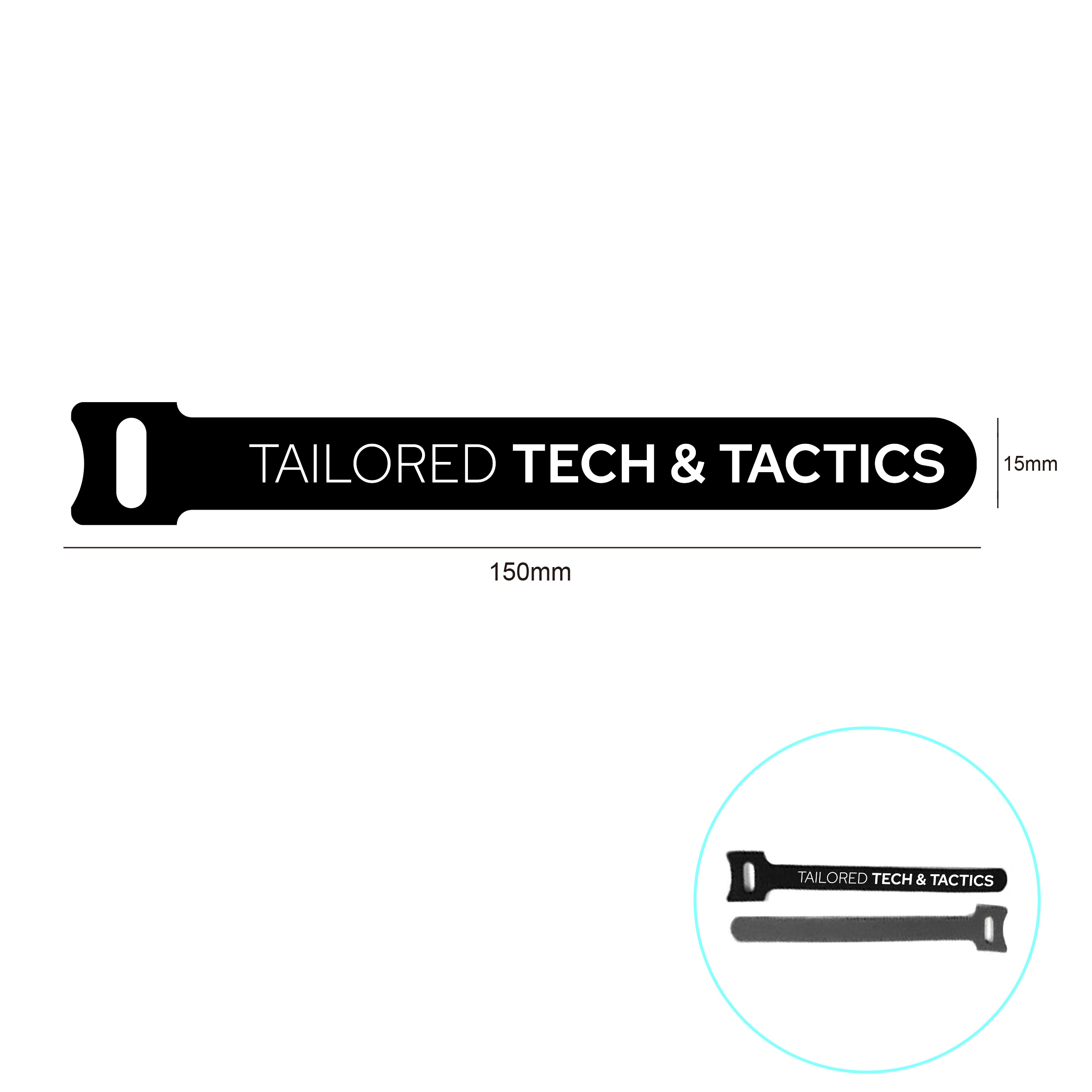 Attaches Auto-Agrippantes avec Logo