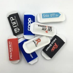 Attaches de Ski Nordique avec Logo | Sangles Velcro Per...