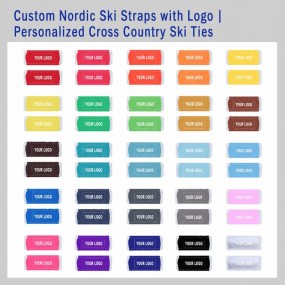 Attaches de Ski de Fond Personnalisées avec Logo