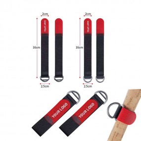 Attaches Velcro avec Anneau Métallique Personnalisées |...