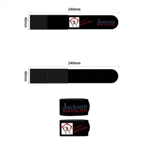 Attaches de Ski Personnalisées avec Logo | Sangles Velc...