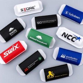 Attaches de Ski Nordique avec Logo | Sangles Velcro Per...
