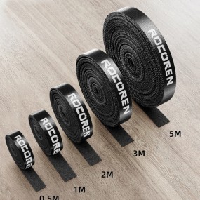 Rouleau Velcro Personnalisé avec Logo | Attache Câble R...