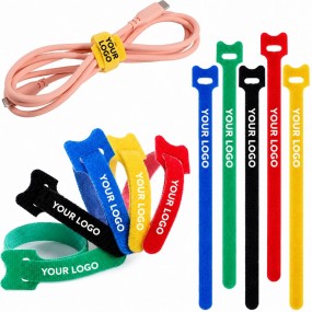 attaches velcro personnalisées avec logo d'entreprise