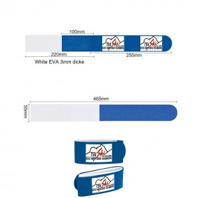 Attaches de Ski Alpin avec Logo | Sangles Velcro Person...