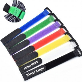 Attaches Velcro avec Œillet Plastique Sur Mesure | Impr...