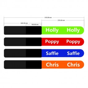 Attaches de Ski Nordique avec Logo | Sangles Velcro Per...
